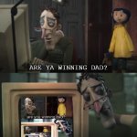 Are ya winning are ya winning are ya winning rickroll | image tagged in are ya winning dad free template | made w/ Imgflip meme maker