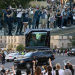 TRUMP motorcade honor guard