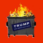 Trump Dumpster Fire, first, last and always meme