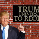 Trump University to reopen