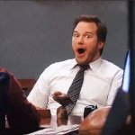 Andy Dwyer Excited