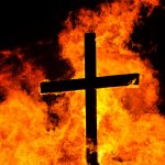 burning cross