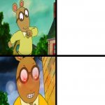 Happy Arthur, Angry Arthur meme