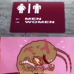 Arrows pointing at the wrong way | image tagged in visible frustration,task failed successfully,you had one job,funny,memes,bathroom | made w/ Imgflip meme maker