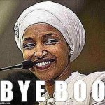 Ilhan Omar Bye Boo sharpened x2 w/ jpeg degrade