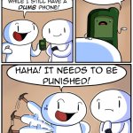 TheOdd1sOut dumb phone | JOHNNY DEPP IS GUILTY. AMBER HEARD IS INNOCENT | image tagged in theodd1sout dumb phone,justice for johnny depp,memes,2020 sucks,warner bros | made w/ Imgflip meme maker