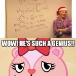 If 2020 was a math genius | WOW! HE'S SUCH A GENIUS!! | image tagged in shy giggles htf,funny,memes,christmas,math genius,success | made w/ Imgflip meme maker