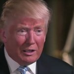 Trump dilated tearful sad