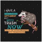 Opossum structured settlement meme