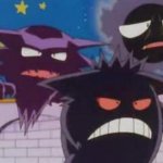 Unsettled Gastly Haunter and Gengar meme
