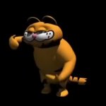 Dancing Garfield GIF Template