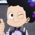 Minoru Mineta wink and thumbs up