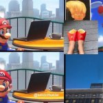 Mario Commits Suicide | image tagged in mario commits suicide | made w/ Imgflip meme maker
