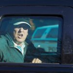 Trump In Car