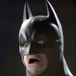 Batman | WHEN YOU REALIZE YOYO STRINGS ARE JUST NOOSES FOR YOUR FINGERS! | image tagged in scared batman | made w/ Imgflip meme maker