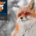 Foxy's announcement template Meme Template