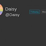 Daisy's template