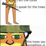 the trees