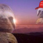 Sloth vs. MAGA sloth meme