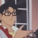 Im 100% sure its a bird | look a bird | image tagged in gifs,anime,is this a pigeon | made w/ Imgflip video-to-gif maker