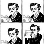 Poe reading extended meme