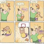 Basketball Baby Yeeter meme