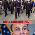 Rudy Giuliani then and now