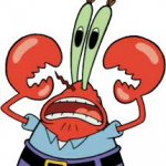 Scared Mr Crabs