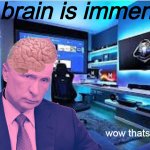 Putin Brain meme