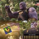 I couldnt find a Life 450/450 | image tagged in thanos mind stone | made w/ Imgflip meme maker
