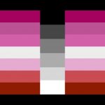 Homoflexible lesbian flag