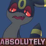 Umbreon absolutely disgusting