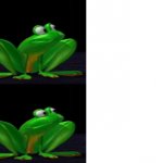 Shocked Frogger meme