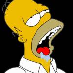 Drooling Homer meme