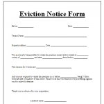 Blank Eviction Notice Form meme