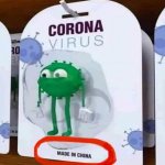 Coronavirus toy meme