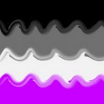artistic asexual flag