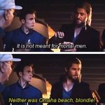 Neither was Omaha Beach blondie