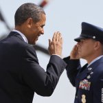 Obama salute