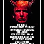 Donald Trump devil meme