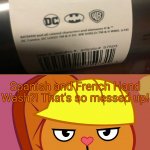 Spanish and French Hand Wash?!! | Spanish and French Hand Wash?! That's so messed up! | image tagged in jealousy handy htf,funny,memes,stupid signs,task failed successfully,you had one job | made w/ Imgflip meme maker