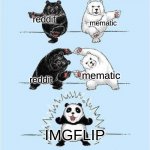 Imgflip is basically Reddit and mematic combined | mematic; reddit; mematic; reddit; IMGFLIP | image tagged in combine meme,funny,memes,imgflip | made w/ Imgflip meme maker