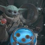 Baby Yoda eggs meme