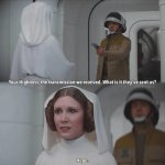 Rogue One Leia Hope meme
