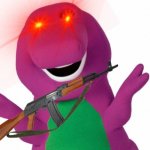 barney with AK47