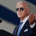 Cool Joe Biden posterized