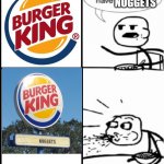 finally | NUGGETS | image tagged in memes,cereal guy | made w/ Imgflip meme maker