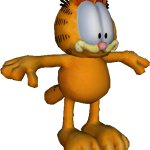 T-posing garfeild