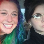 Rainbow hair vs Dark hair