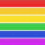 artistic gay flag